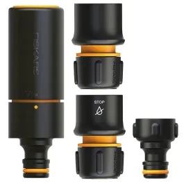 Zdjęcie produktu FISKARS Zestaw do nawadniania Dysza Złącze kranowe 21mm Szybkozłączka x2
