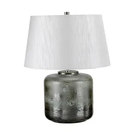 lampa-stolowa-porcelanowa-postarzany-grynszpan-z-szarym-abazurem-elstead
