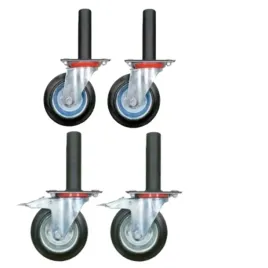 kolo-fi-160mm-komplet-z-podstawka-do-rusztowania-warszawskiego-zestaw-4szt
