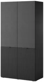 szafa-modulowa-101-cm-sandbox-nova-czarna-ryfle-aluminiowe-uchwyty