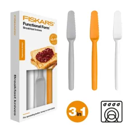 Zdjęcie produktu FISKARS FUNCTIONAL FORM Zestaw noży kuchennych Nóż do smarowania pieczywa