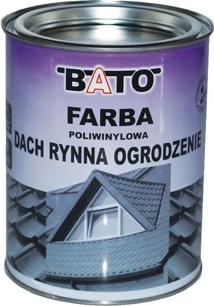 FARBA NA DACH OCYNK ALUMINIUM BLACHĘ BRĄZ RAL 8017 BATO 5L
