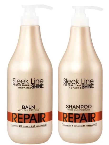 STAPIZ SLEEK LINE SZAMPON Z JEDWABIEM 1000ml