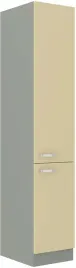 szafka-kuchenna-slupek-karmen-40-dk-210-2f-krem-polysk-szary-platynowy