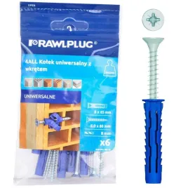 rawlplug-kolek-4all-fi-8x65mm-wkret-5x80mm-6szt