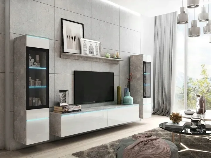 komoda-vera-150-beton-bialy-polysk-kolor-frontow-bialy