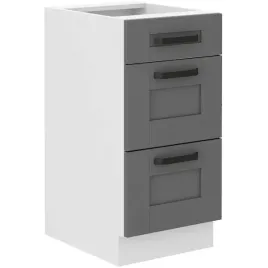 szafka-kuchenna-dolna-luna-40-d-3s-bb-dust-grey-bialy-mat