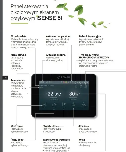 panel-sterowania-isense-5i-white-marka-rotenso