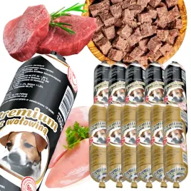 karma-dla-psa-mokra-mix-smakow-premium-batony-kielbasa-90percent-miesa-10-x-1kg
