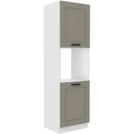 szafka-kuchenna-slupek-luna-60-dp-210-2f-clay-grey-bialy-mat