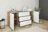 komoda-vera-150-dab-wotan-bialy-polysk-stan-nowy