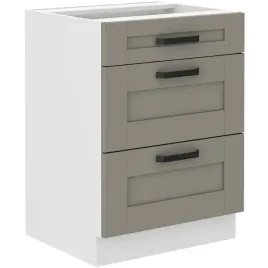 szafka-kuchenna-dolna-luna-60-d-3s-bb-clay-grey-bialy-mat