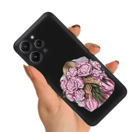 etui-matowe-czarne-mat-do-xiaomi-redmi-12-4g-dziewczece-kobiece-modne-wzory