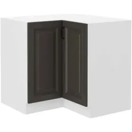 szafa-kuchenna-dolna-narozna-stilo-90x90-dn-2f-bb-grafit-mat-bialy-mat