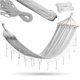 hamak-ogrodowy-paradiso-szary-z-chwostami