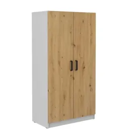 szafa-malta-108-2f-szafa-dwudrzwiowa-80cm-dab-artisan-jasny-szary