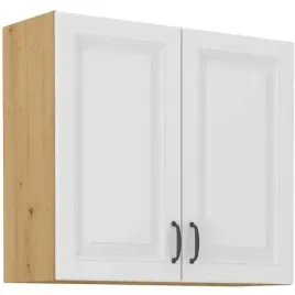szafka-kuchenna-gorna-stilo-80-g-72-2f-bialy-mat-dab-artisan