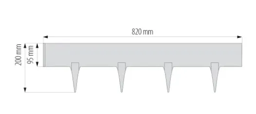 palisada-plotek-rattan-palisade-dekoracja-antracyt-stan-nowy