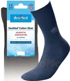skarpety-meskie-skarpetki-damskie-deomed-cotton-bawelniane-granatowe-43-46