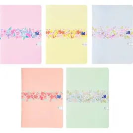 oxford-zeszyt-60-k-kratka-flowers-kwiaty-komplet-5w1