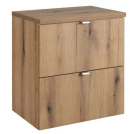 wiszaca-szafka-lazienkowa-pod-umywalke-50-cm-z-blatem-dab-evoke-2-szuflady
