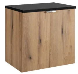 wiszaca-szafka-lazienkowa-pod-umywalke-60-cm-z-czarnym-blatem-2-drzwi-polka