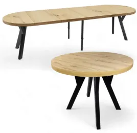 stol-duzy-okragly-czarny-dab-artisan-o100-rozkladany-do-300-cm