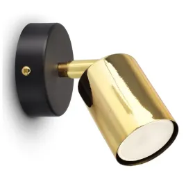 lampa-scienna-kinkiet-spot-571-k1-gu10-led-black-and-gold-edition