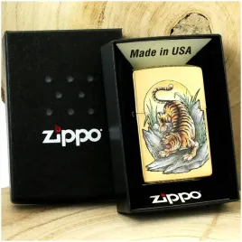 zlota-zapalniczka-zippo-tattoo-tiger-design-grawer