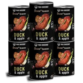 paka-zwierzaka-seventh-heaven-kaczka-z-jablkiem-duck-and-apple-6x400g-6pak