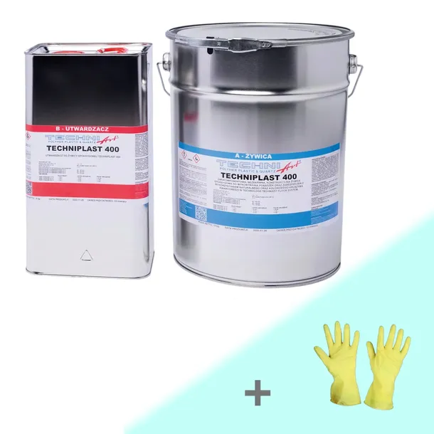 Techniplast 400 bezbarwna Żywica epoksydowa 15kg