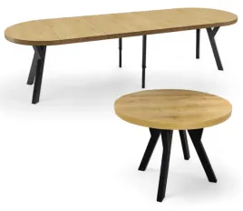 stol-duzy-okragly-czarny-dab-hamilton-egger-o110-rozkladany-do-310-cm