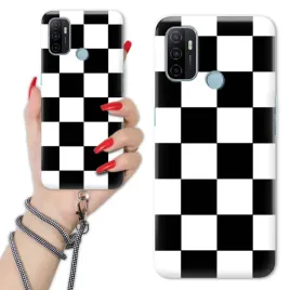 etui-quick-quick-sznurek-do-oppo-a53-kratka-czarno-biala-szachownica