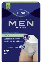 bielizna-chlonna-tena-men-pants-normal-grey-s-m-30-sztuk