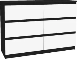 komoda-szafka-120cm-6-szuflad-czarny-bialy-mix