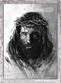 obraz-jezus-chrystus-ecce-homo-rama-szara-z-przetarciami-50-cm-x-70-cm