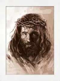 obraz-religijny-jezus-chrystus-ecce-homo-rama-biala-50-cm-x-70-cm