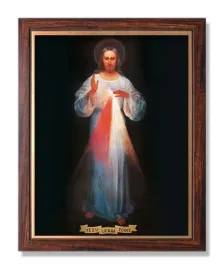 obraz-jezu-ufam-tobie-jezus-milosierny-rama-zloty-pasek-20-cm-x-25-cm