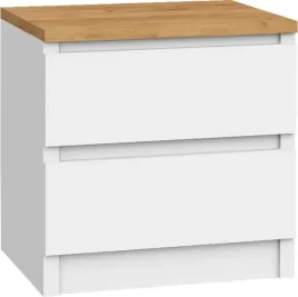 szafka-nocna-40cm-2-szuflady-bialy-dab-craft