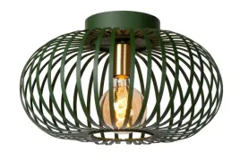 lampa-sufitowa-loft-druciana-zielona-zlota-okragla-40-cm-plafon-lucide