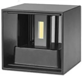 lampa-prosta-nowoczesna-scienna-led-kwadratowa-czarna-ledmo