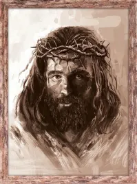 obraz-jezus-chrystus-ecce-homo-rama-brazowa-z-przetarciami-50-cm-x-70-cm