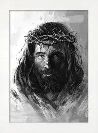 obraz-religijny-jezus-chrystus-ecce-homo-rama-biala-50-cm-x-70-cm