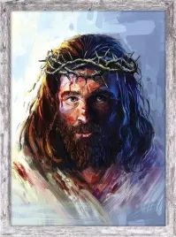 obraz-jezus-chrystus-ecce-homo-rama-szara-z-przetarciami-50-cm-x-70-cm