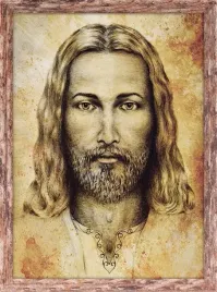 obraz-religijny-jezus-chrystus-rama-brazowa-z-przetarciami-30-cm-x-40-cm