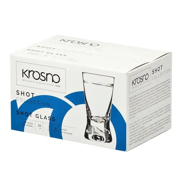 6-x-literatka-mala-szklanka-100-ml-basic-krosno-stan-nowy-producent-krosno