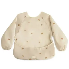 mushie-wodoodporny-sliniak-fartuszek-z-dlugim-rekawkiem-rainbow