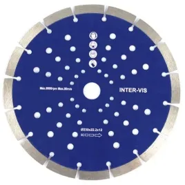 tarcza-diamentowa-segment-230-x-22-x-12mm-inter-vis