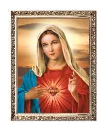 obraz-swiety-serce-maryi-rama-z-ornamentem-20-cm-x-25-cm