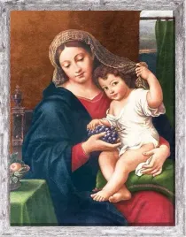 rysunek-matka-boza-i-dzieciatko-jezus-rama-szara-50-cm-x-70-cm